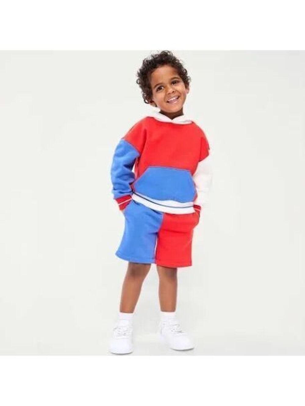 Old navy fleece color block short 2T